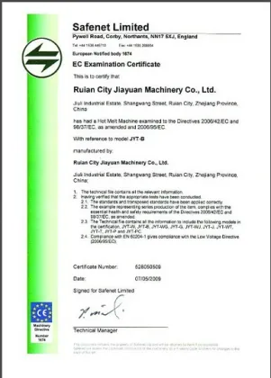 JYT-B Hot Melt Coating Machine with CE Certificate