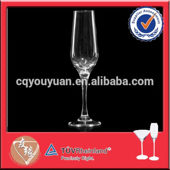 Glassware 200ml champagne glass size for selling