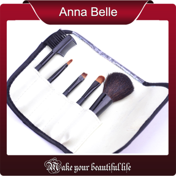 5 PCS New Brand Animal hair Cosmetic Brush Set In A String-Pouch
