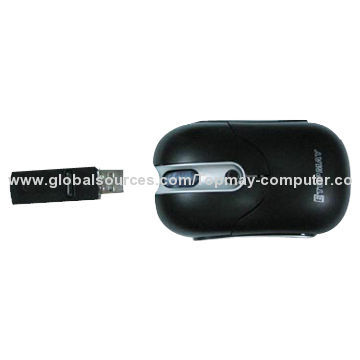 3D Optical Wireless Mouse, Compatible with Microsoft's Windows 2000, XP and ME Operating System