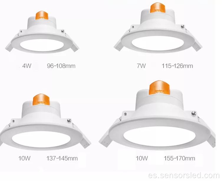 Luz de Wifi Dimmable, 12W 6W opcional