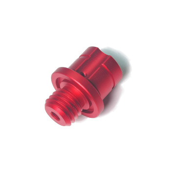 Bộ phận gia công CNC bằng nhôm Anodized phun cát đầy màu sắc