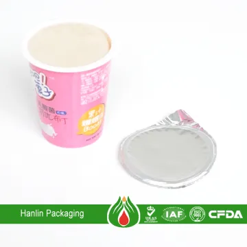 for yogurt cup 8011 aluminum foil sealing lids
