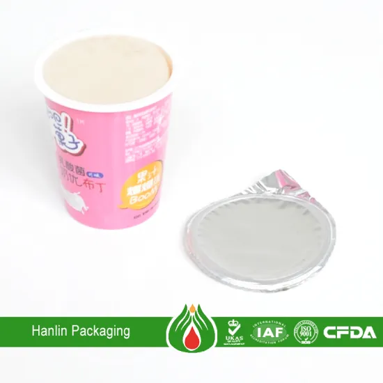 for yogurt cup 8011 aluminum foil sealing lids