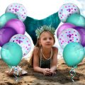 Balon Confetti Lateks Inci Balon Pesta Berwarna-warni
