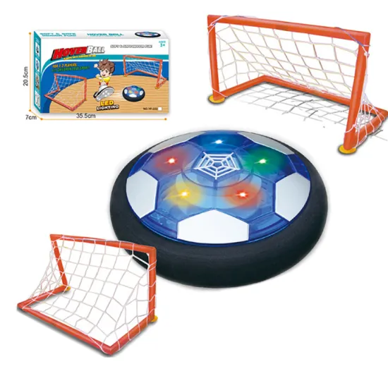 Novelty Air Suspended Football Floating Children Flashing Sport Toy Ball Toys Hovering Multi-surface Indoor Gliding Football