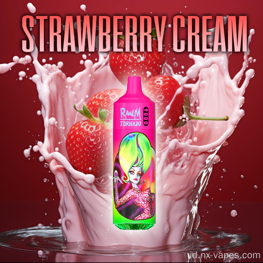 Randm Tornado 9000 Strawberry Raspberry Europe