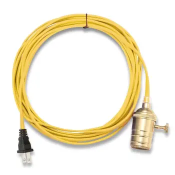 DIY Light Cord Sets Pendant Kit with Flexible Colored Braided Wire