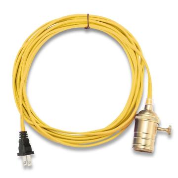 DIY Light Cord Sets Pendant Kit with Flexible Colored Braided Wire