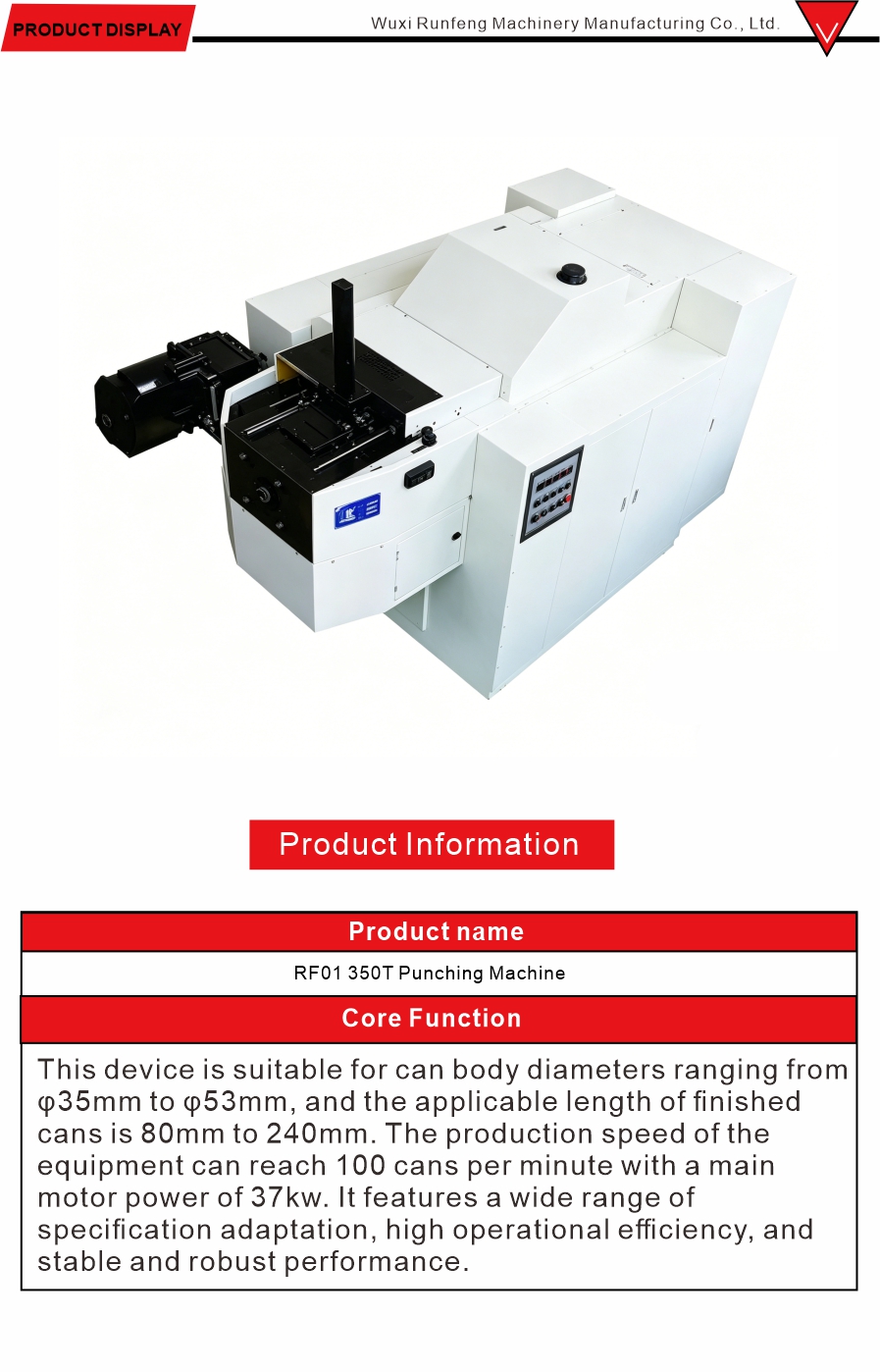 Industrial Metal Stamping Machine