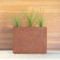 Weathering Steel Flowerpot Box Decorative Garden