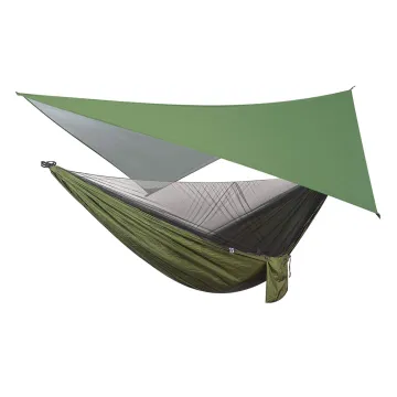 Ultra Light Camping Hammock Swing with Bug Net and Rain Fly