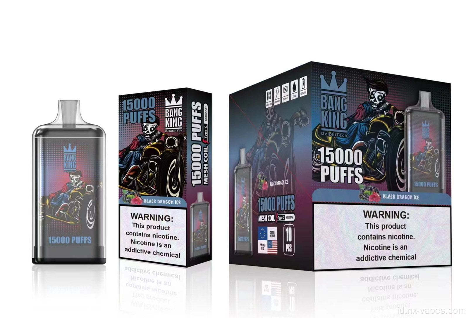 Bang King Crystal 15000 Puff Vape Wholesale