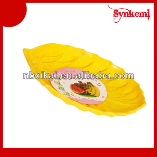 Leaf shape modern fruit tray