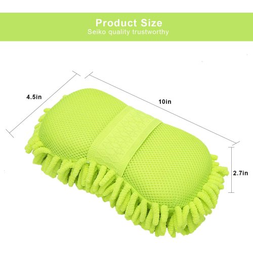 Microfiber Water-absorption Chenille Car Clean Gloves