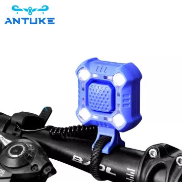 140 dB Bike Bell with 4 Lamp Light, Electric Horn, and USB Charging
