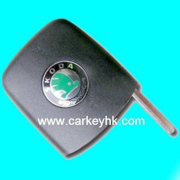 SHOCK PRICE &Aftermarket Skoda remote head with ID48 chip for skoda superb