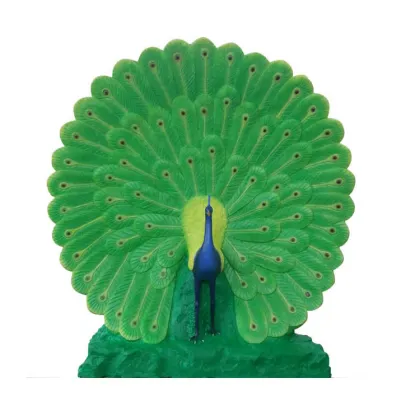High quality brass peafowl statue bronze peacock sculpture