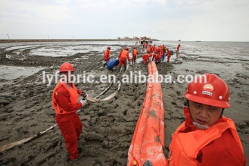 inflatable oil containment boom tarpaulin