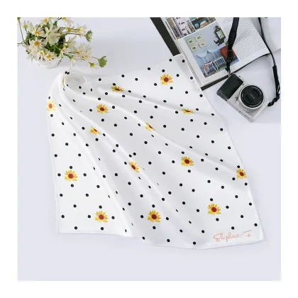 Customized Design Digital Printing Silk Scarf 16MM