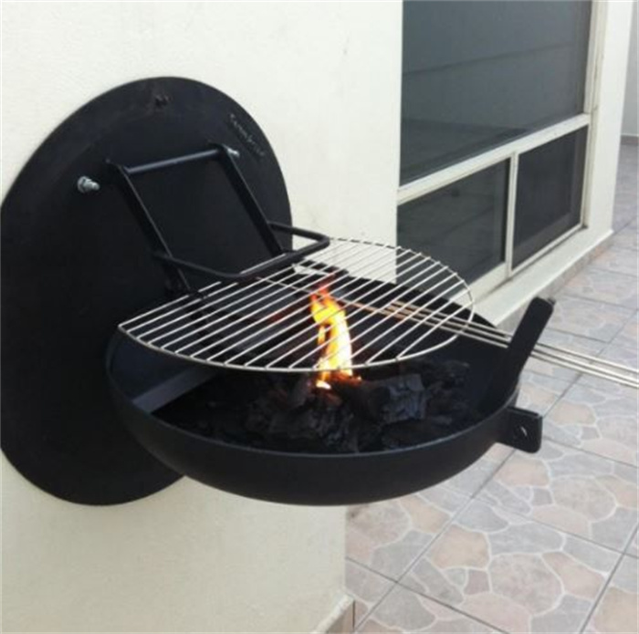 Corten Steel Charcoal BBQ Outdoor Grill