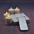 China Rechargeable Flameless Tea Light Candles With Remote Control Manufactory