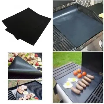 1/2 Pcs/lot Barbecue Grill Mat Non-stick Reusable Grill Mats Sheet Grill Foil BBQ Liner Reusable Grilling Mats Kitchen BBQ Tools