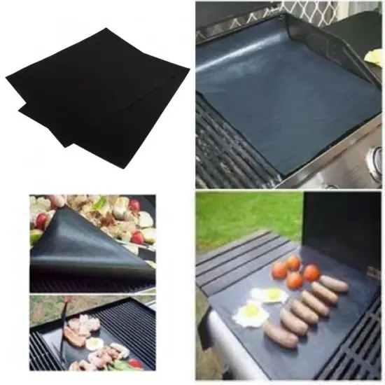 1/2 Pcs/lot Barbecue Grill Mat Non-stick Reusable Grill Mats Sheet Grill Foil BBQ Liner Reusable Grilling Mats Kitchen BBQ Tools