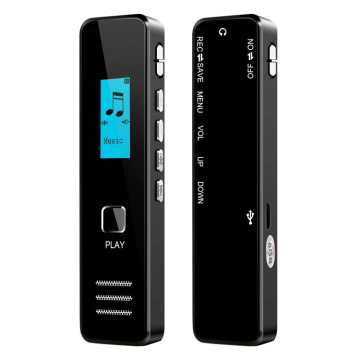 Super Thin Mini MP3 Player & Voice Recorder with High-Quality Audio & Metal Case