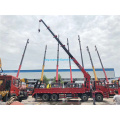 Shanqi 8x4 truck with loading crane