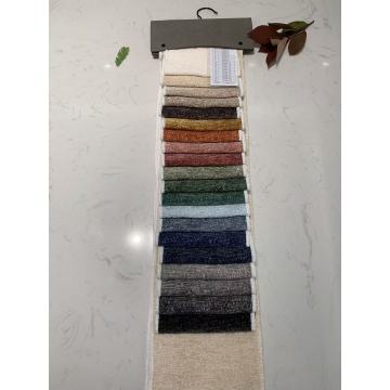 Tissu d'ameublement doux en chenille