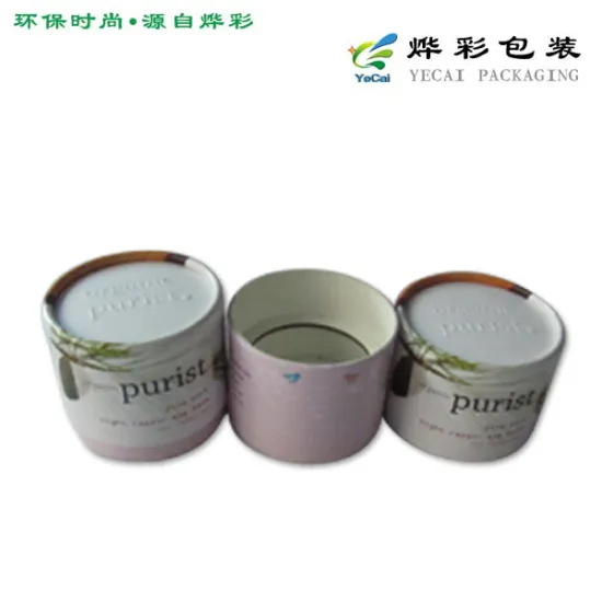 round shape origin packaging wrapping paper tubes packaging for wall paper with lid