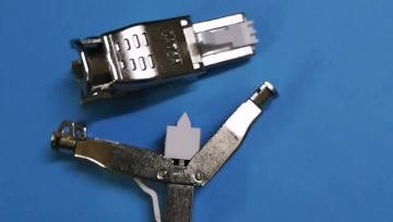 RJ45 CAT6A STP plug toolless rj45 Cat6A connector