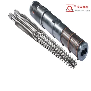 Mataas na bilis ng pagsusuot ng tungsten-carbide-coated nylon twin screw at bariles para sa extruder