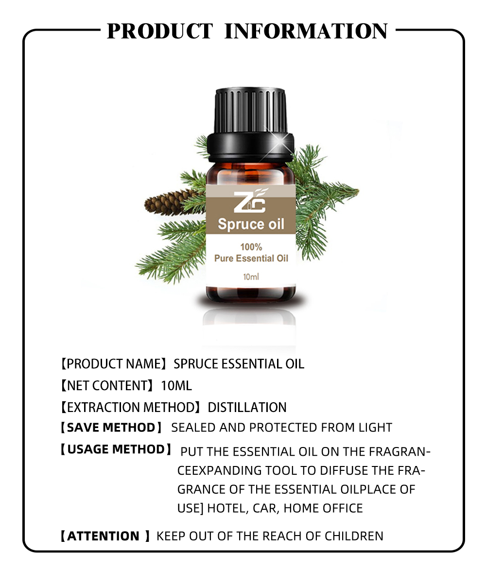 Therapeutic Grade Spruce Essential Oil For Skin Care