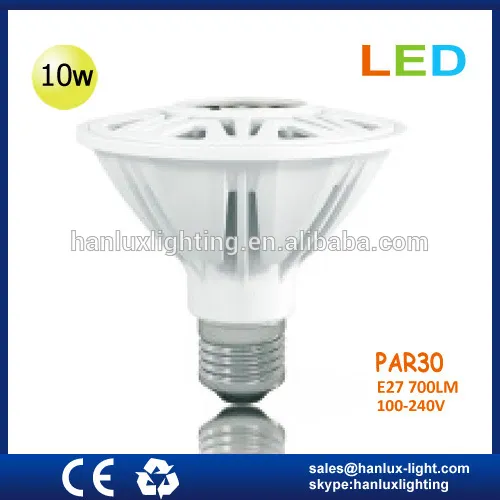 10W 700lm PAR30 E27 bulb CE ROHS