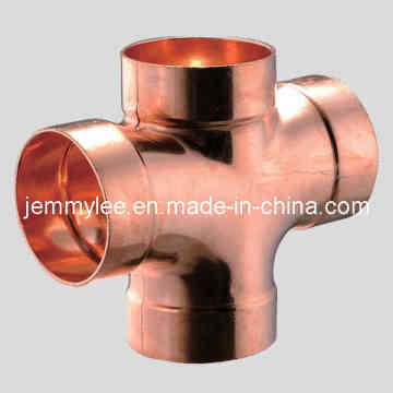 Copper DWV Double Tee