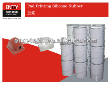 Pad printing silicone rubber liquid