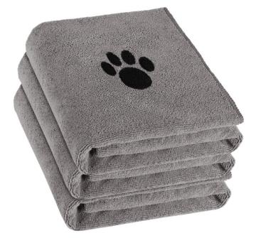 Super Absorbent Microfiber Dog Towels for Drying Pets of All Sizes
