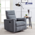 Premium-Liegesofa aus grauem Stoff mit manueller Verstellung