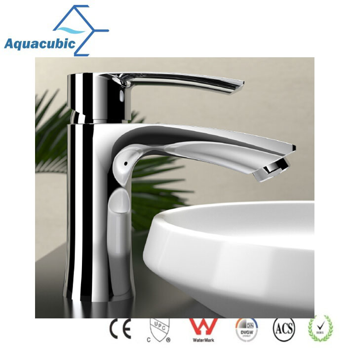 Fashionable Stainless Steel Faucet Body Bathroom Basin Faucet