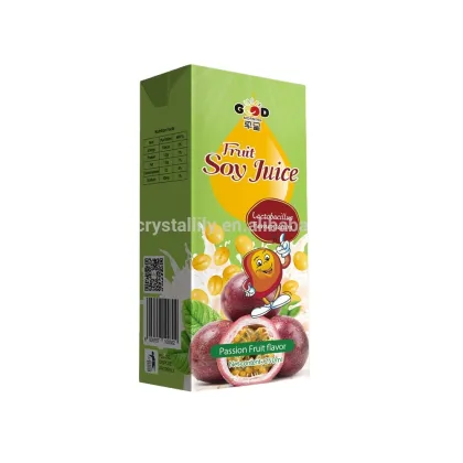 best selling fruit soy juice with fruit flavors soja juice drink  tetra pak