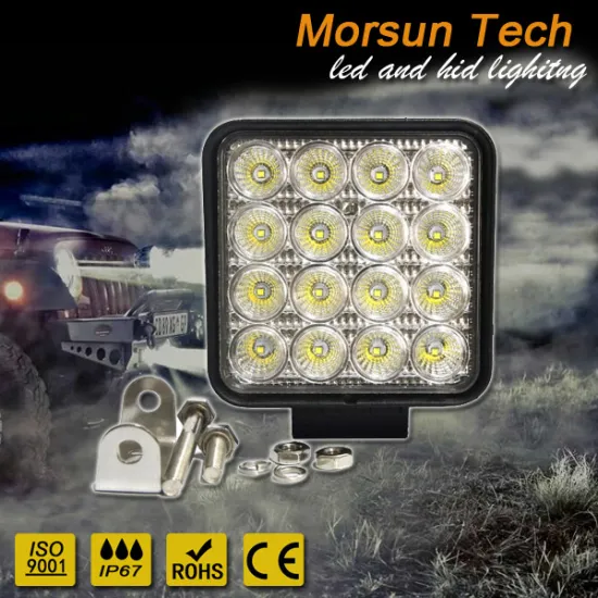 48w led flood light led worklight flood 48 watt offroad work light 48w