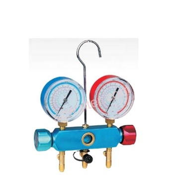 Tolok Digital Manifold Gauge Berkualiti Tinggi untuk Penyejukan HVAC (PSI &amp; Bar)