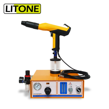 Máquina de revestimento de spray de pó automático para pintura de peças de metal (450g/min)