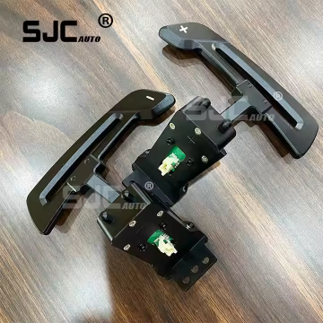 SJC Auto Car Accessories Steering Wheel Magnetic Paddles Shifter For Porsche 911 718 970 958 991 Cayman Macan Panamera Cayenne