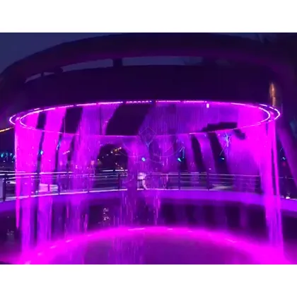 digital water curtain/Text and graphics water printer