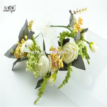 Top sale wedding hair accessories Foam blossom flower wreath 1201E