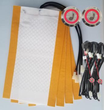 round metal stainless alloy wire seat heated