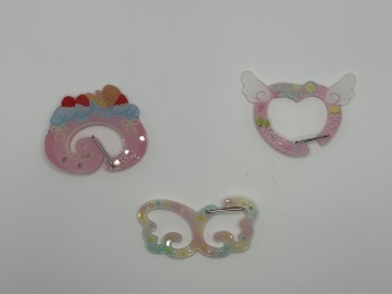 Colorful Acrylic Animal Figures with Fun Design